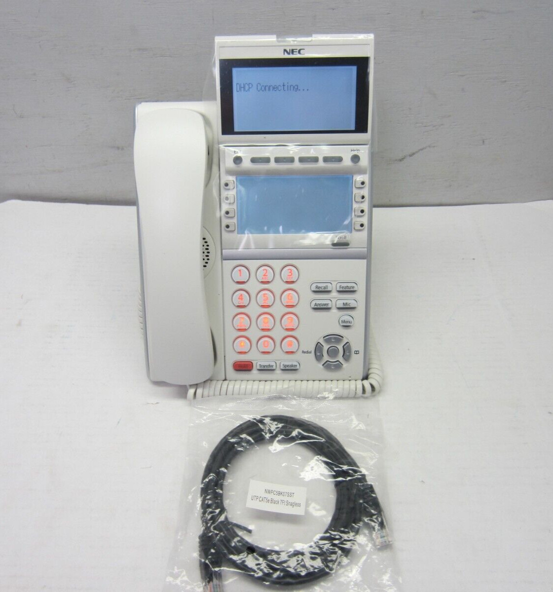 NEC Univerge ITZ-8LDG-3 Gigabit IP Phone (660018) (White) (7 In-Stock)