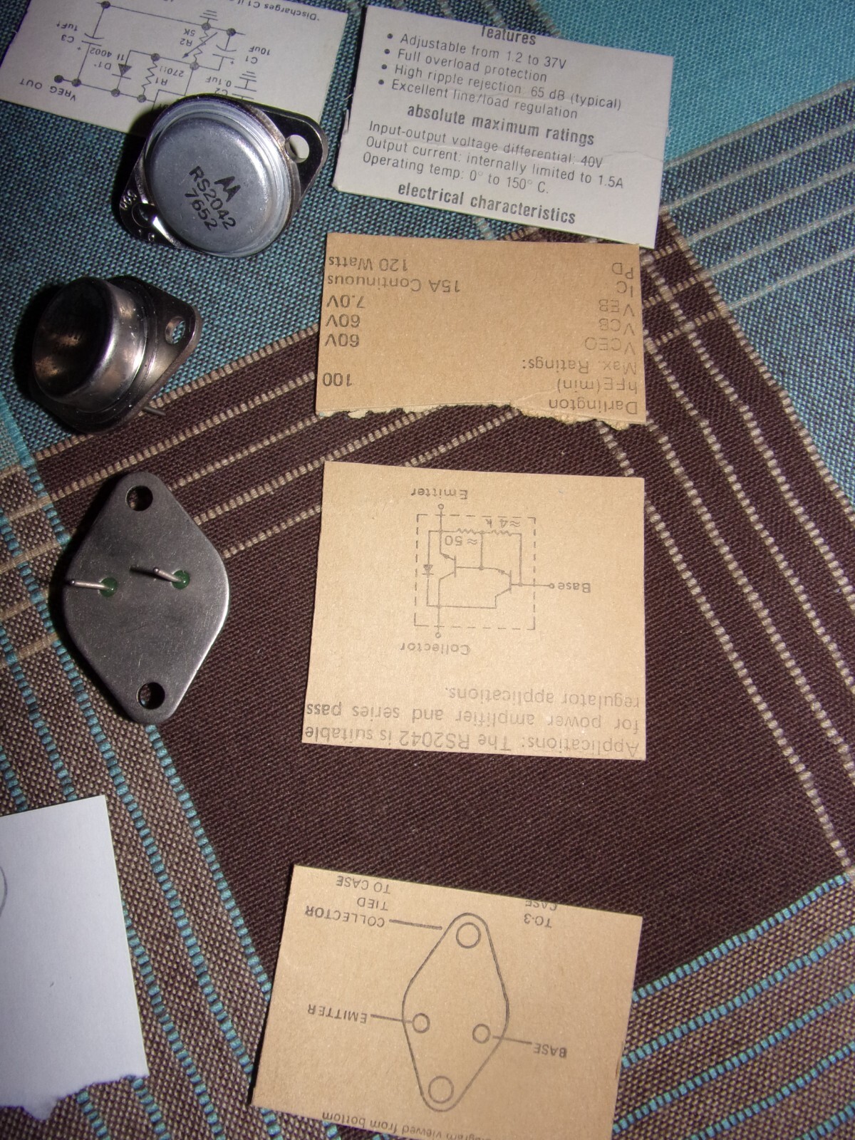 e NPN POWER TRANSISTORS ARCHER BRAND