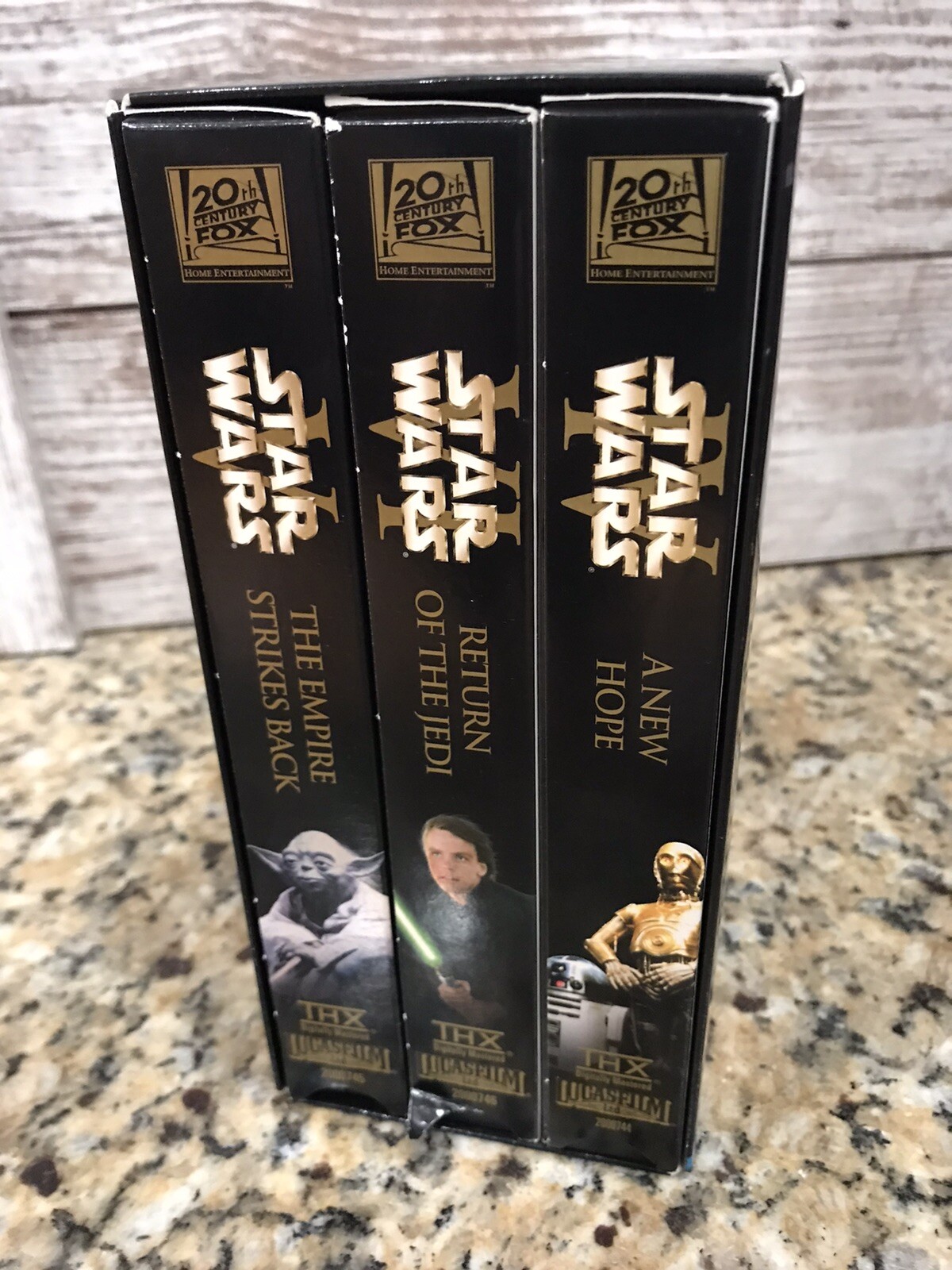 Star Wars Trilogy 3-Tape Collectors Set (VHS,1995)