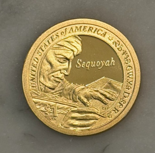 2017-S Sacagawea Sequoyah Proof Dollar