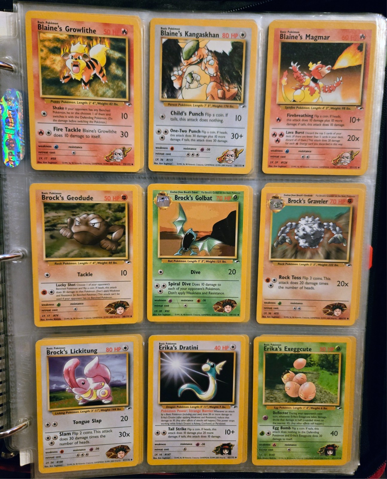 Gym Heroes Pokemon Cards NM Wotc Uncommon & Common Choose Your Card