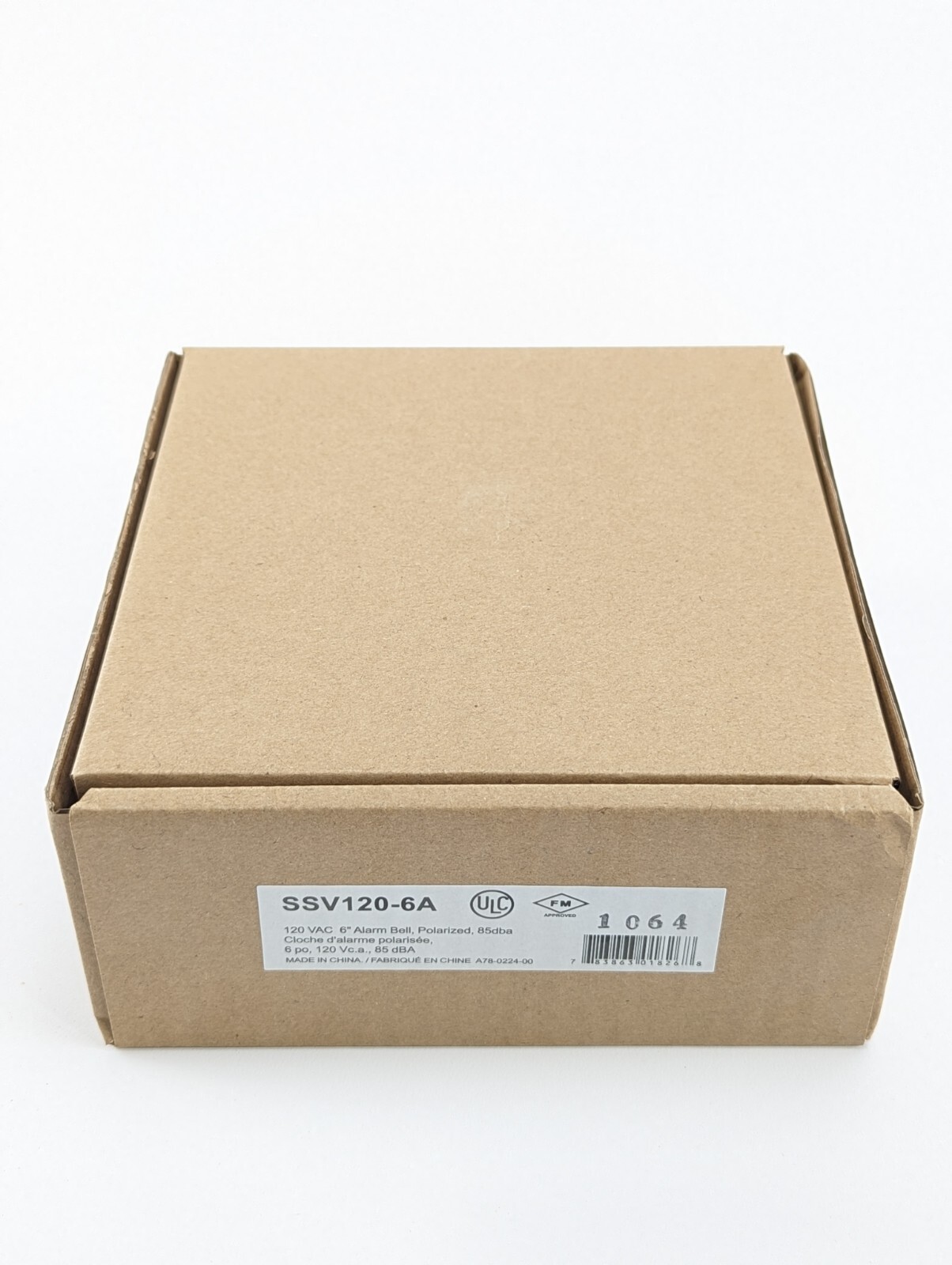 System Sensor SSV120-6A - Bell 6" 120VAC *NEW*