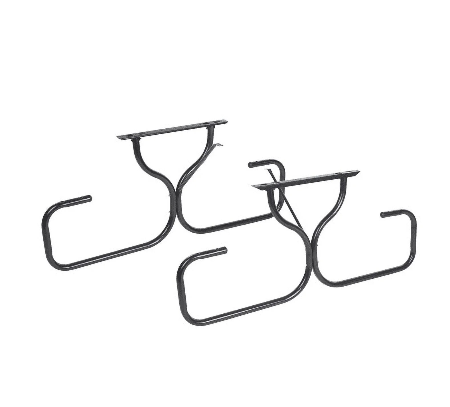 Jack-Post Black Metal Picnic Table - Frame only