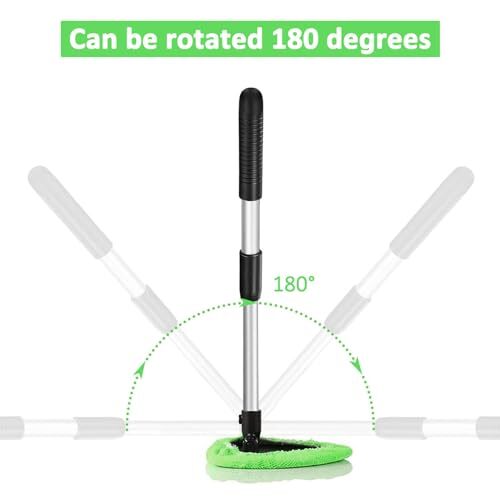 3 Pieces Windshield Cleaning Tool Inside Car Window Cleaner Cleaning Tool