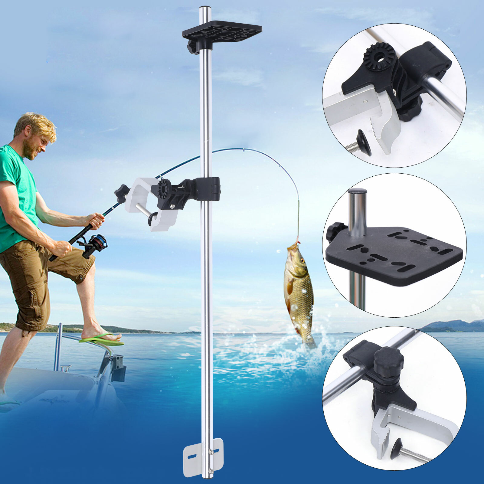 Portable Fishfinder Bracket Fish Finder Bracket Universal Transducer Bracket