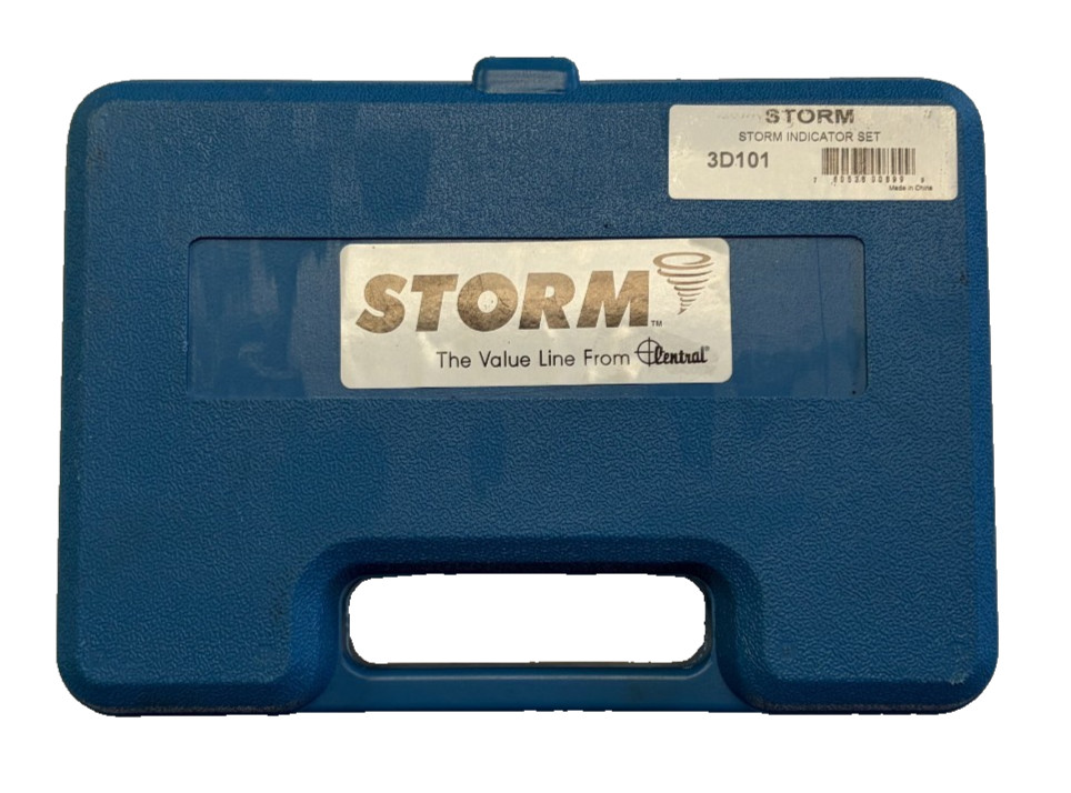 Central Tools 3D101 STORM Long Range Dial Indicator Set Range 0-1 Inch