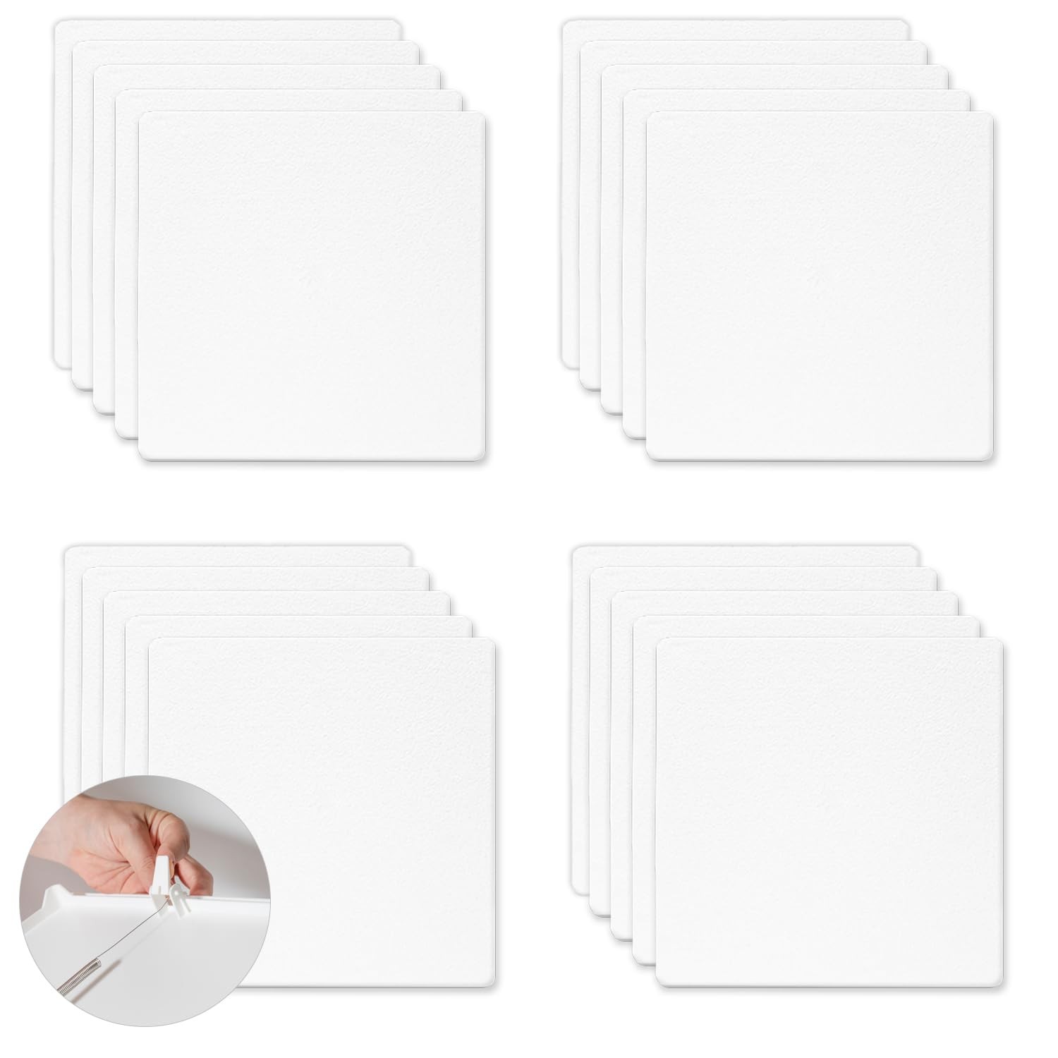 Spring Access Panel 12x12 Inch for Ceiling & Drywall, Heavy-Duty Durable ABS ...