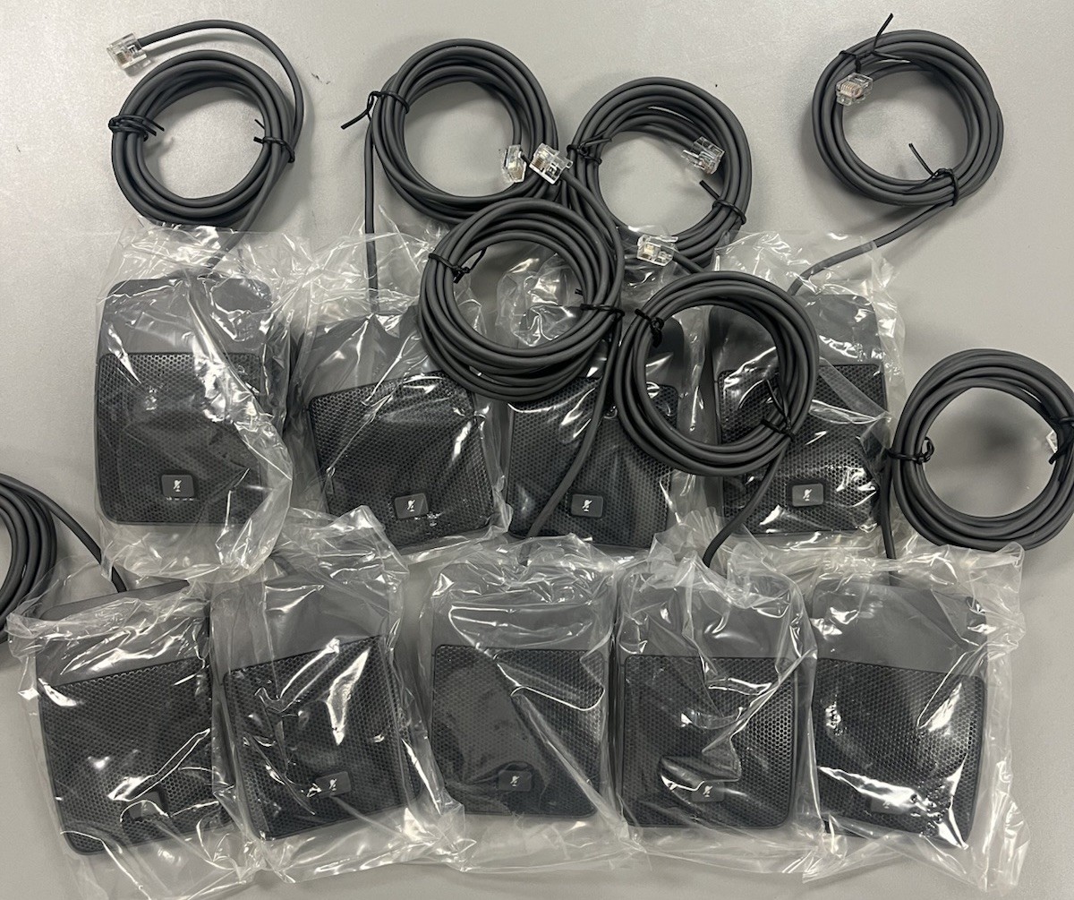 Lot of (36) Cisco CP-8831 Wired Microphone Kit CP-MIC-WIRED-S 74-11134-01 NEW