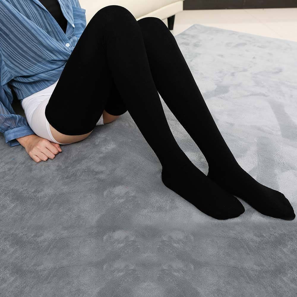 Girls Ladies Women Thigh High Over the Knee Socks Extra Long Cotton Stockings US