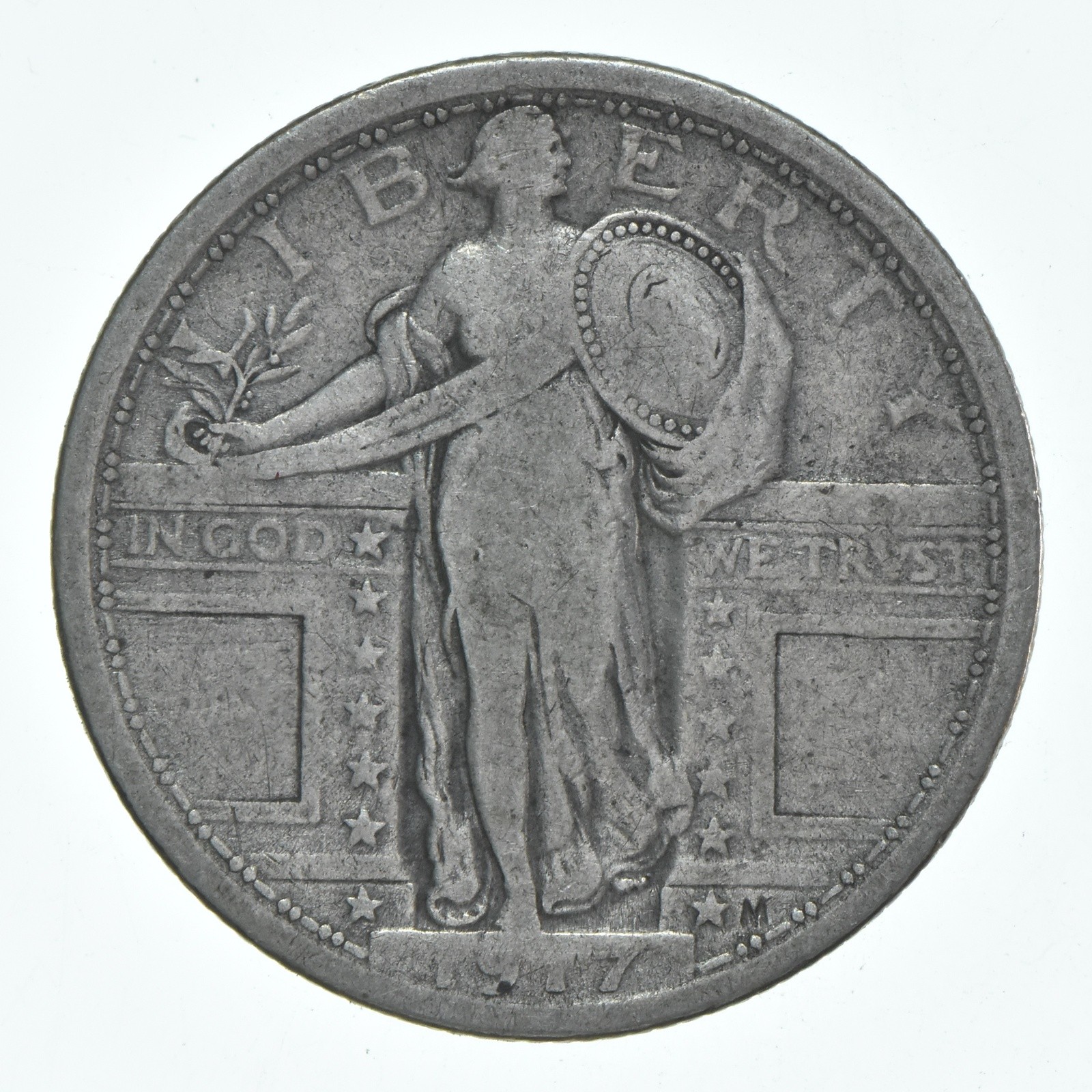 1917 Standing Liberty Quarter Type 1 *6120