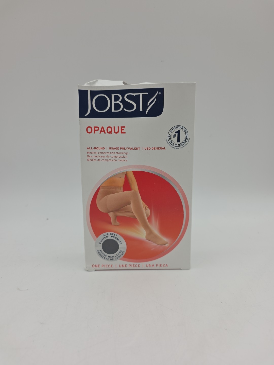 JOBST Women's Opaque Waist High 15-20 mmHg Closed Toe
