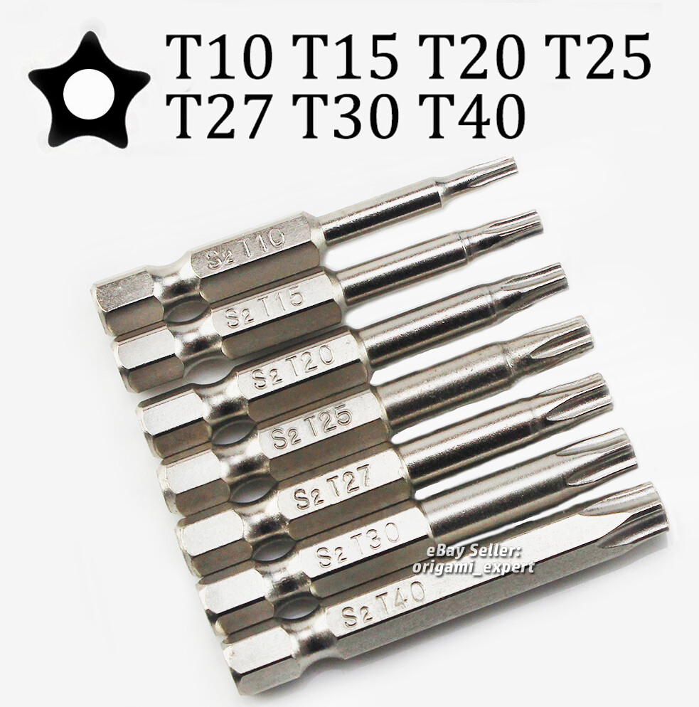 5-Point Star Tamper-Proof Security Bit Set 7-Piece Torx