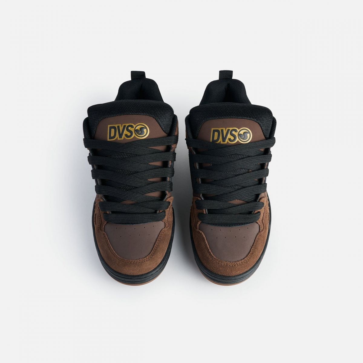 DVS Men's Comanche Brown/Black/Gold - DV01312210, Brown/Black/Gold