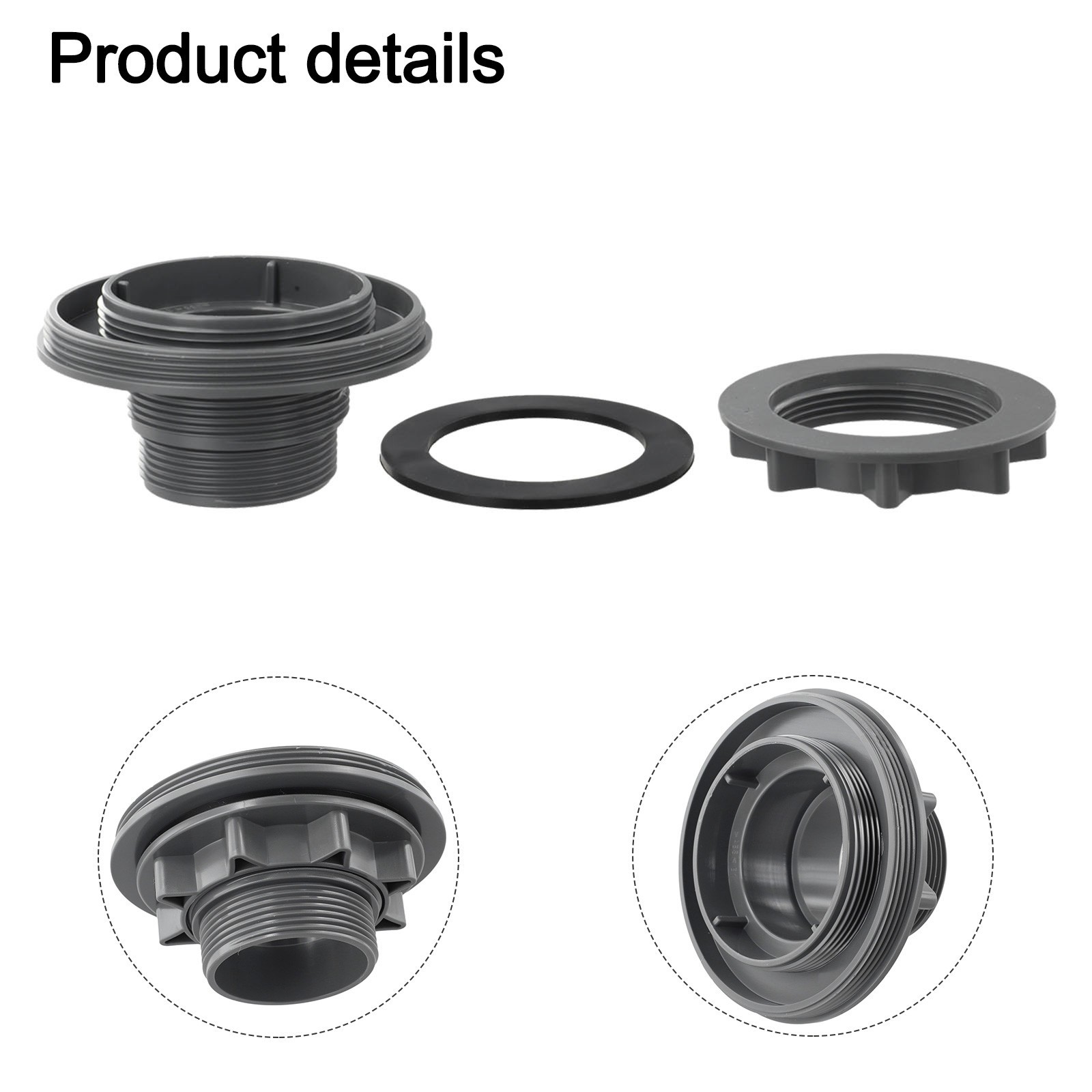 Quality Threaded Strainer Connector for Reliable Connection in For Intex Pools