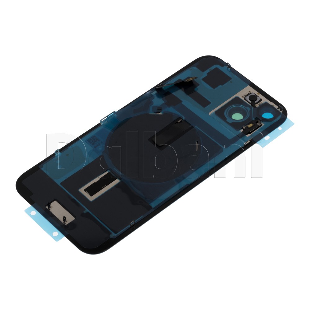 Black Replacement Back Glass Housing Frame For iPhone 15 Plus Battery Cover