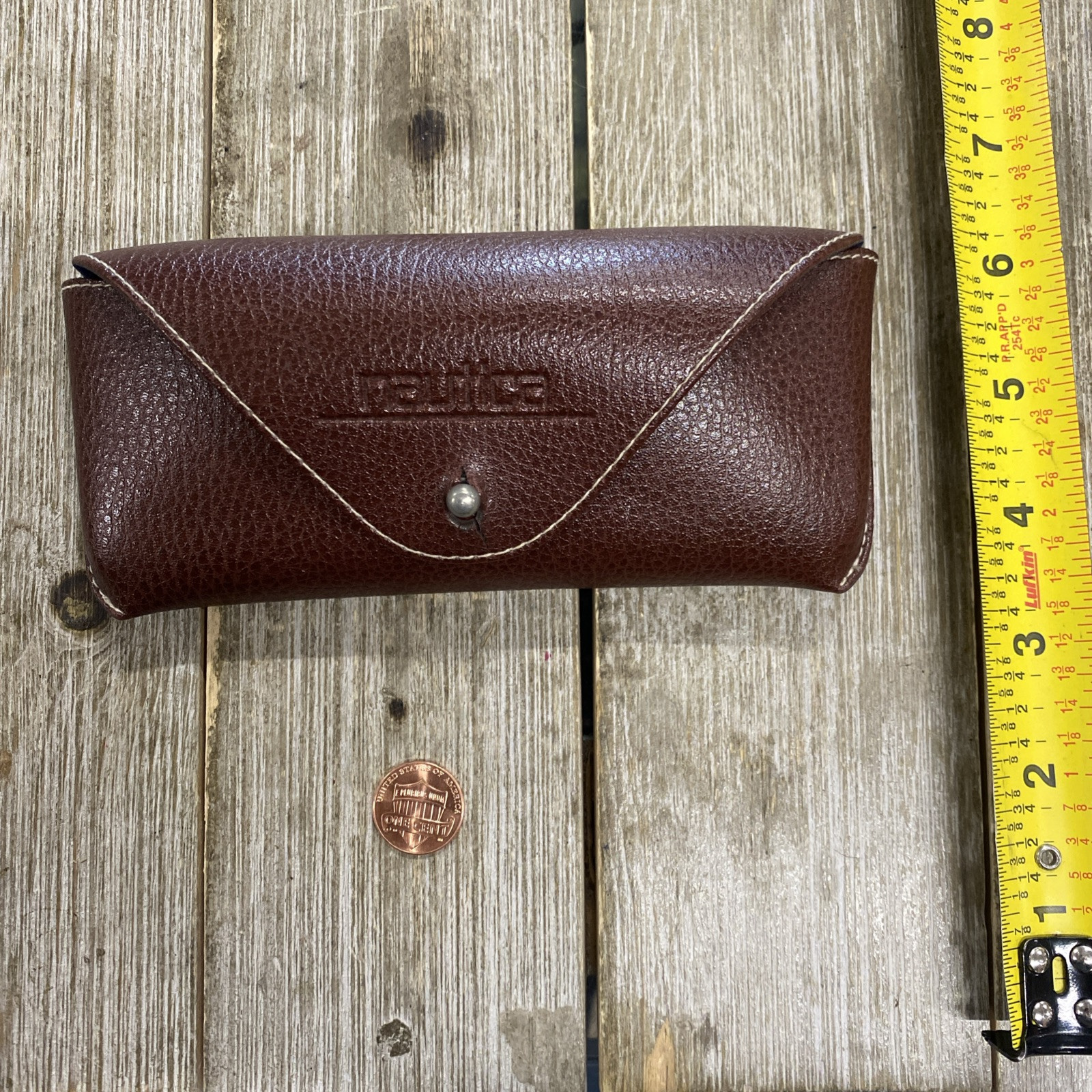 Nautica Soft Sunglasses Case Leather Original CLEAN