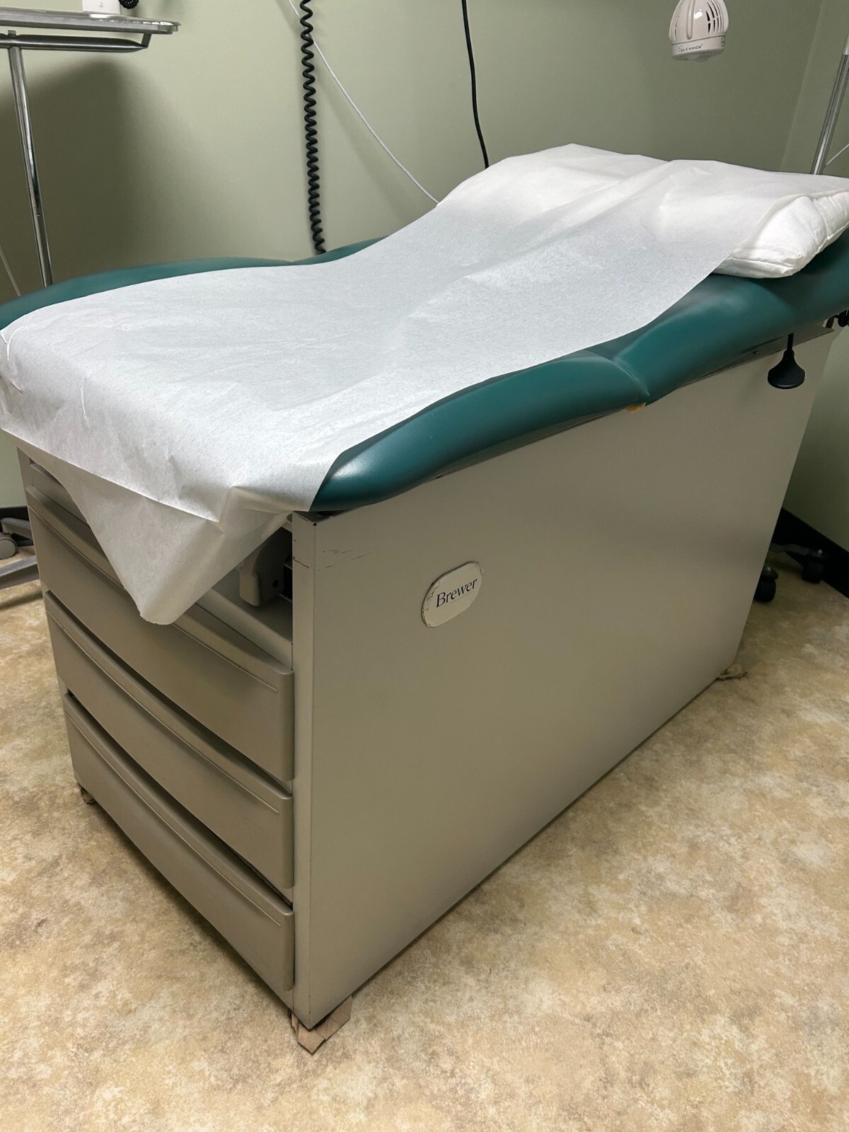 3 Brewer medical exam beds, used condition, located in Malone NY