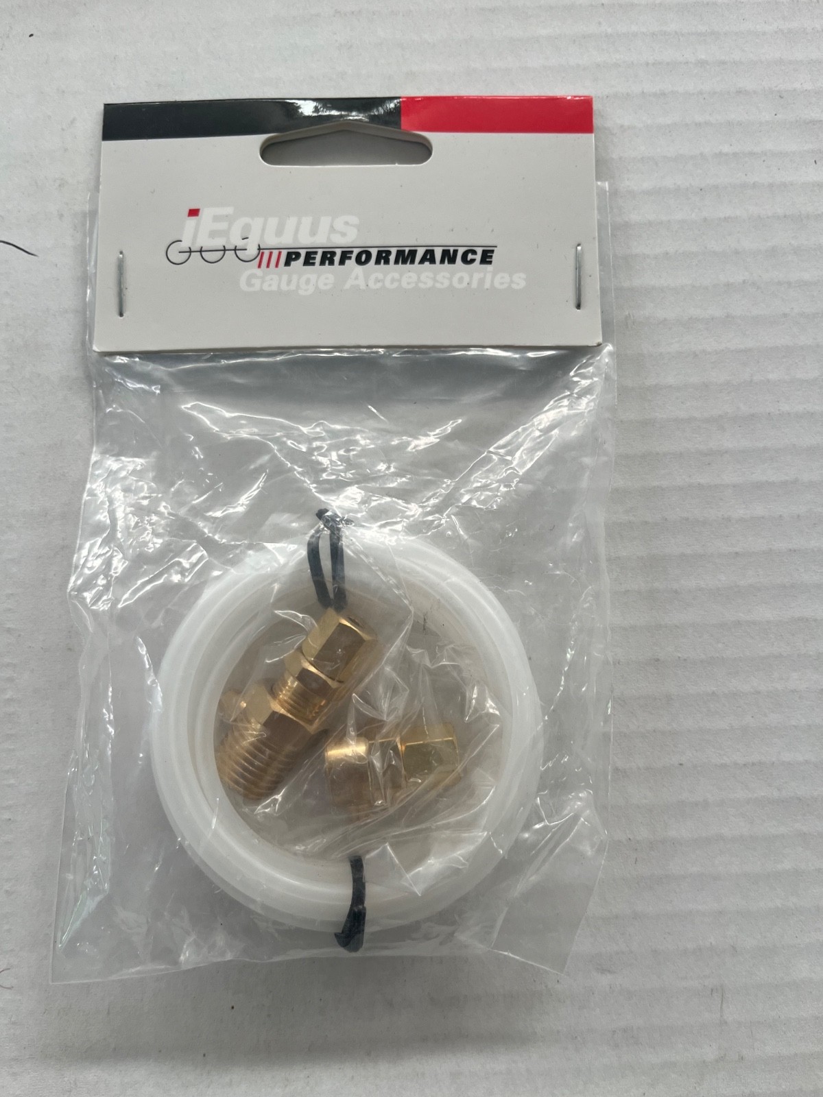 Equus Gauge Sensor Tubing 9801; OIl Pressure Line Kit,  1/8 in. Clear Nylon