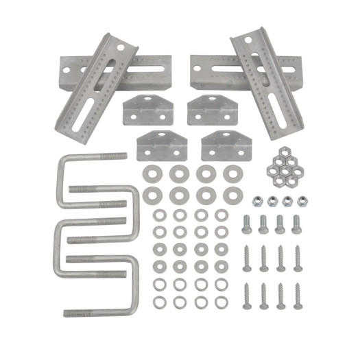 Galvanized Swivel Top Bunk Bracket Kit w/Hardware for 3x3 Boat Trailer