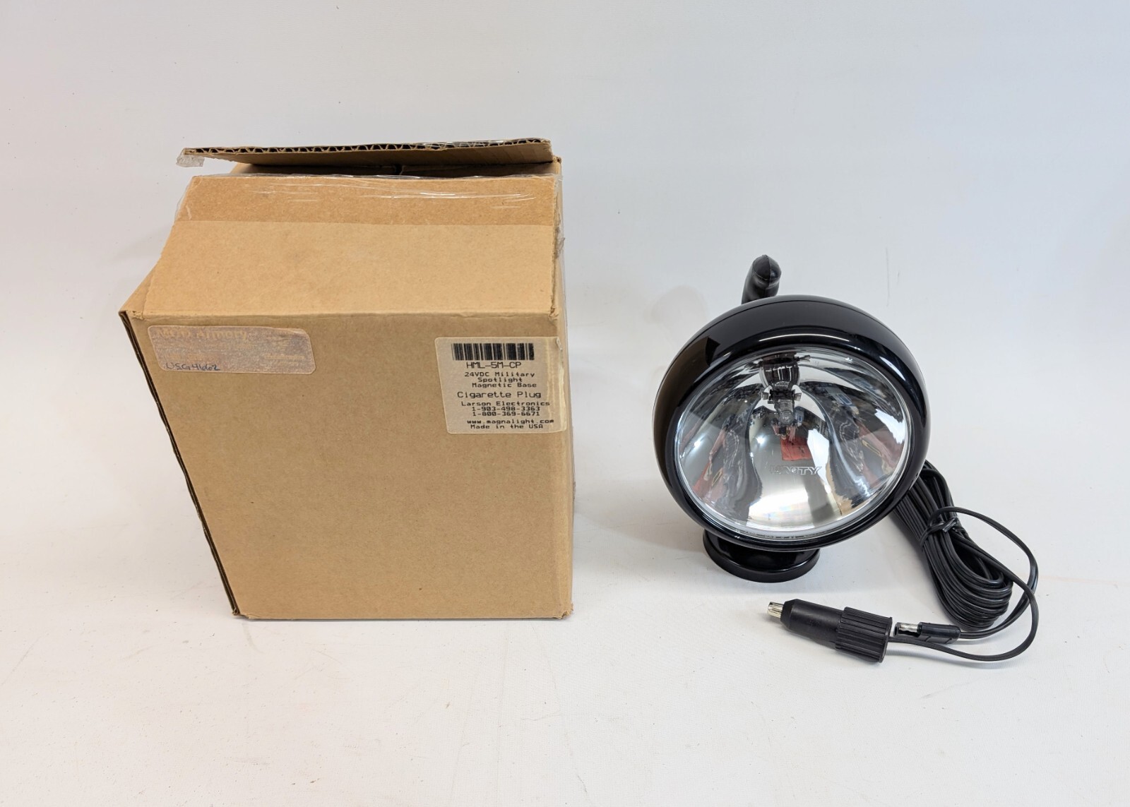 Larson Electronics HML-5M-CP Vehicle Search/Spotlight 24V w/ Magnetic Mount