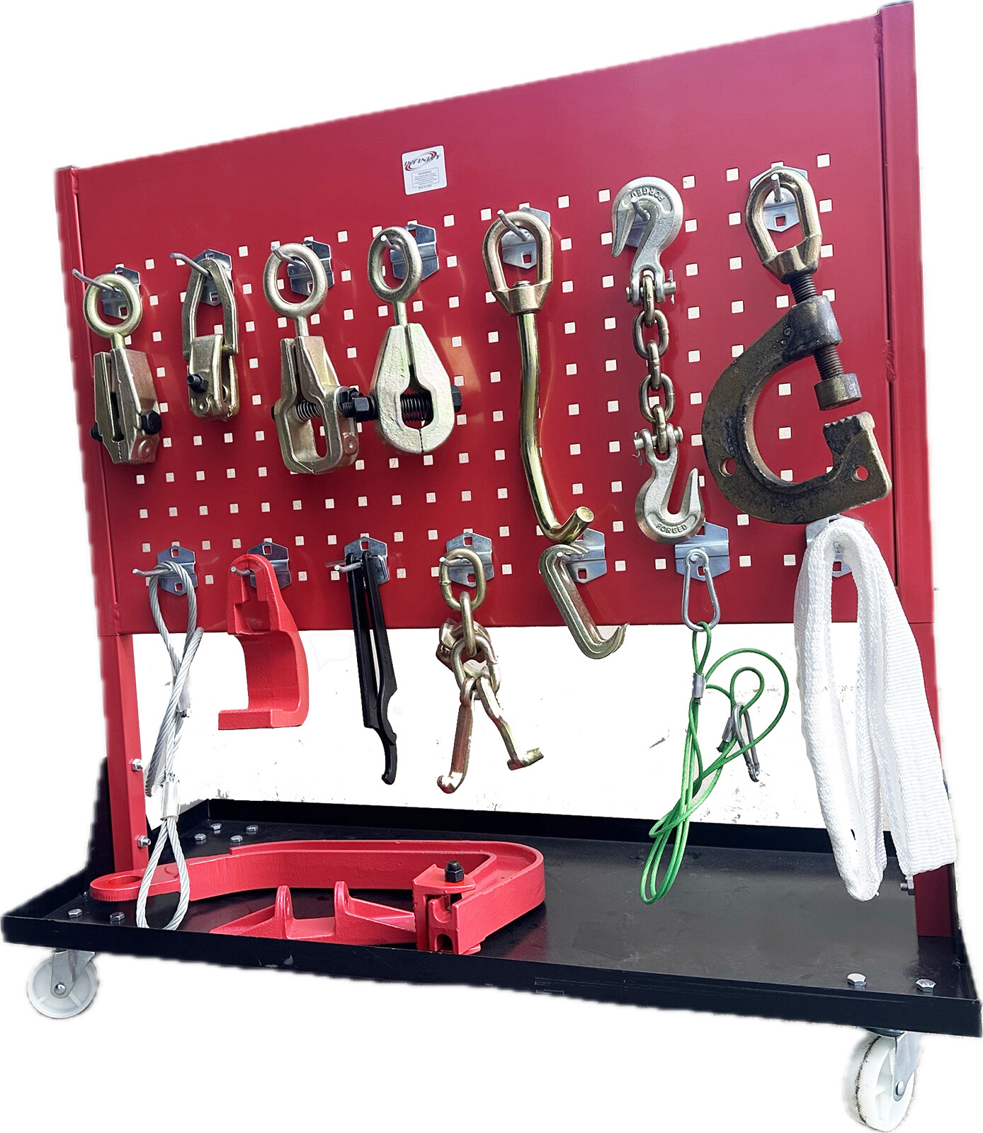 17pcs Deluxe Auto Body Frame Repair Pulling Clamp & Chassis Dent Puller Hook Set