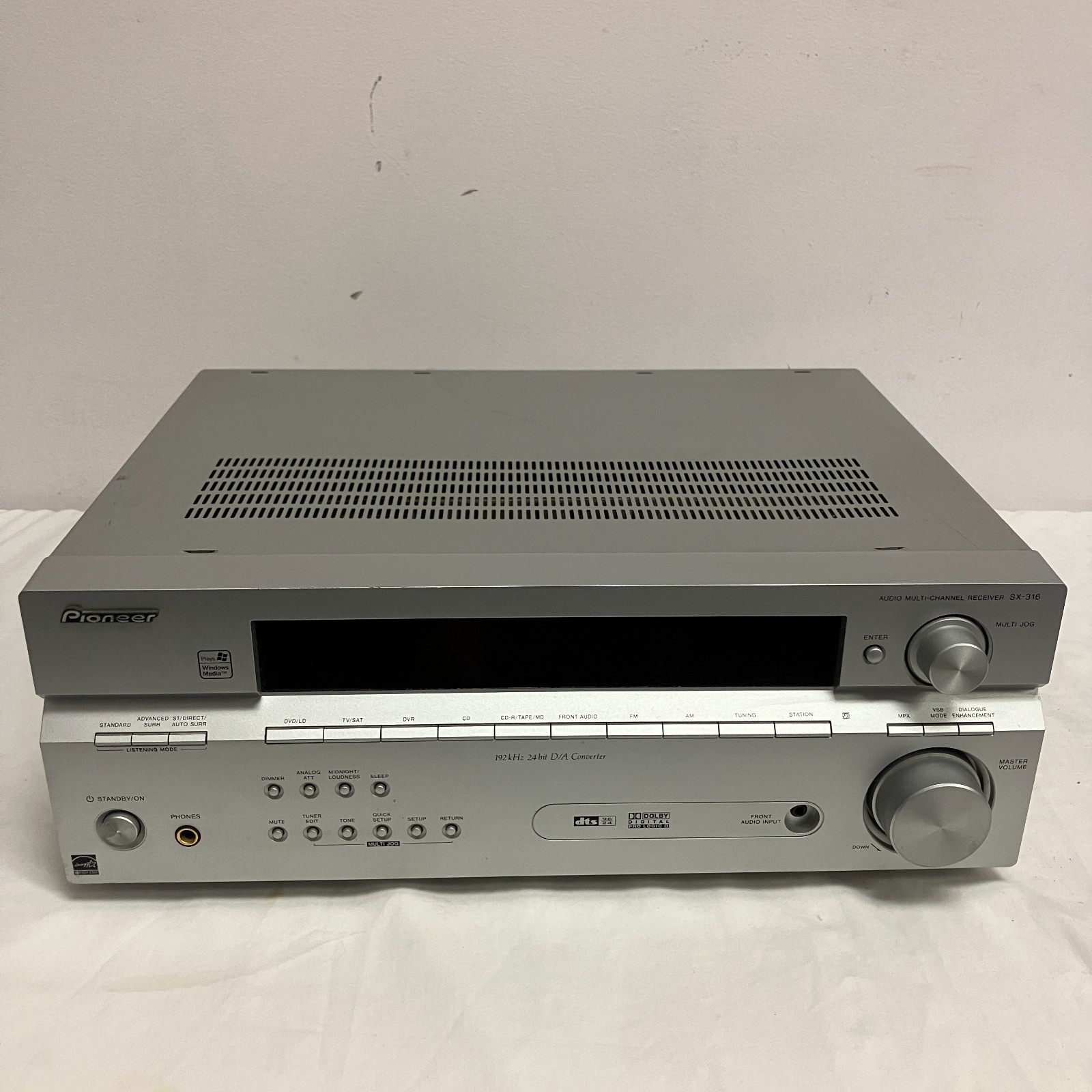 Pioneer SX-316 Audio Multi-Channel AV Stereo Receiver No Remote Tested & Working