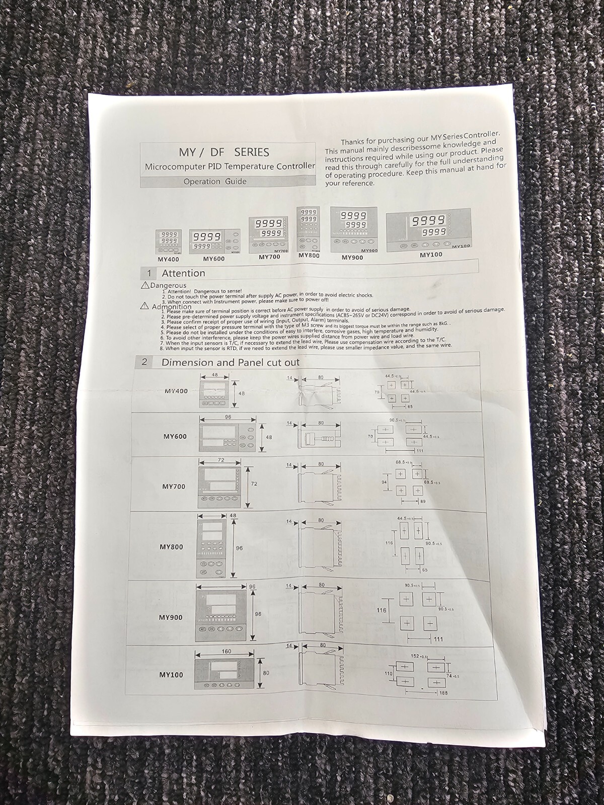 Dofonics DF900 Digital Temperature Control Box Temperature Controller