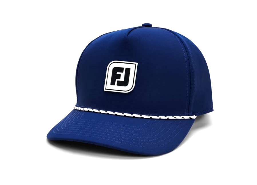 New FootJoy Jewel Rope Navy Blue Adjustable Snapback Hat
