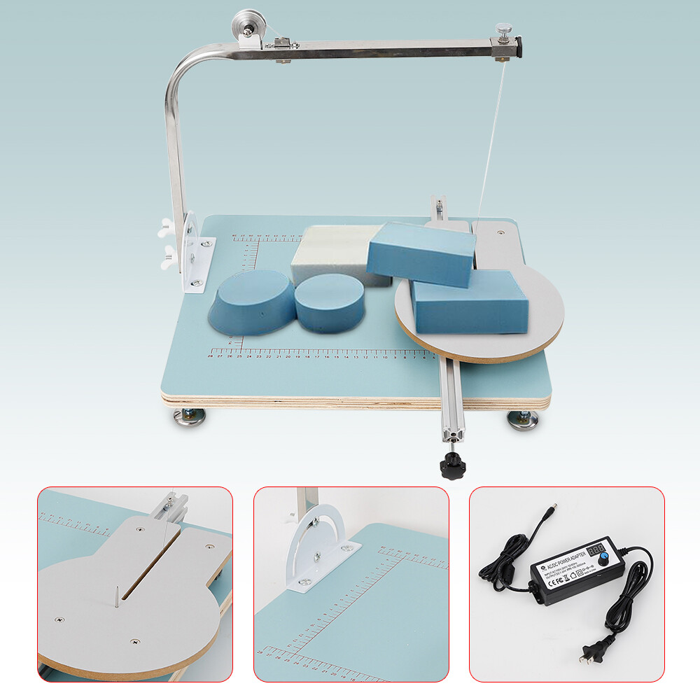 Foam Cutting Machine hot wire Styrofoam Sponge Cutter Table Tool Hot Wire NEW
