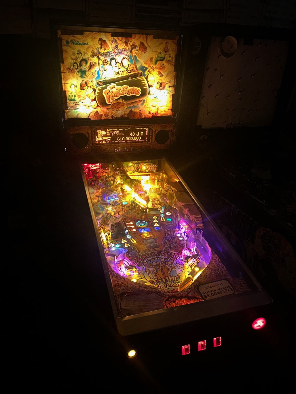 FLINTSTONES Complete LED Lighting Kit custom SUPER BRIGHT PINBALL LED KIT