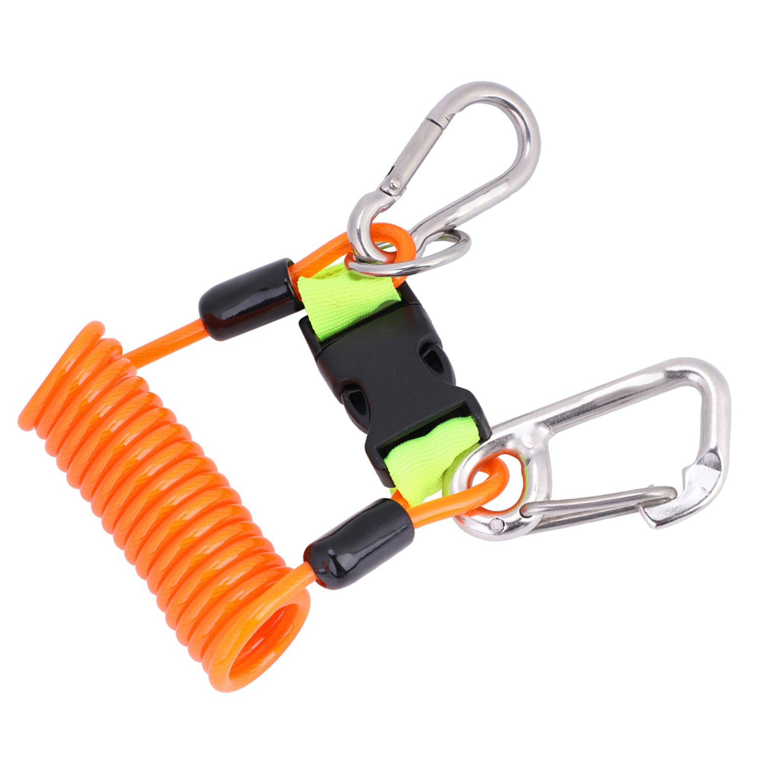 Keep Diving Anti Lost Spring Coil Lanyard Safety Emergency Tool With Quick