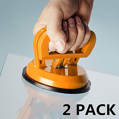2Pack 5-Inch Suction Cup Lifting Tool - 110lb Vertical & 130lb 5" 2Pack