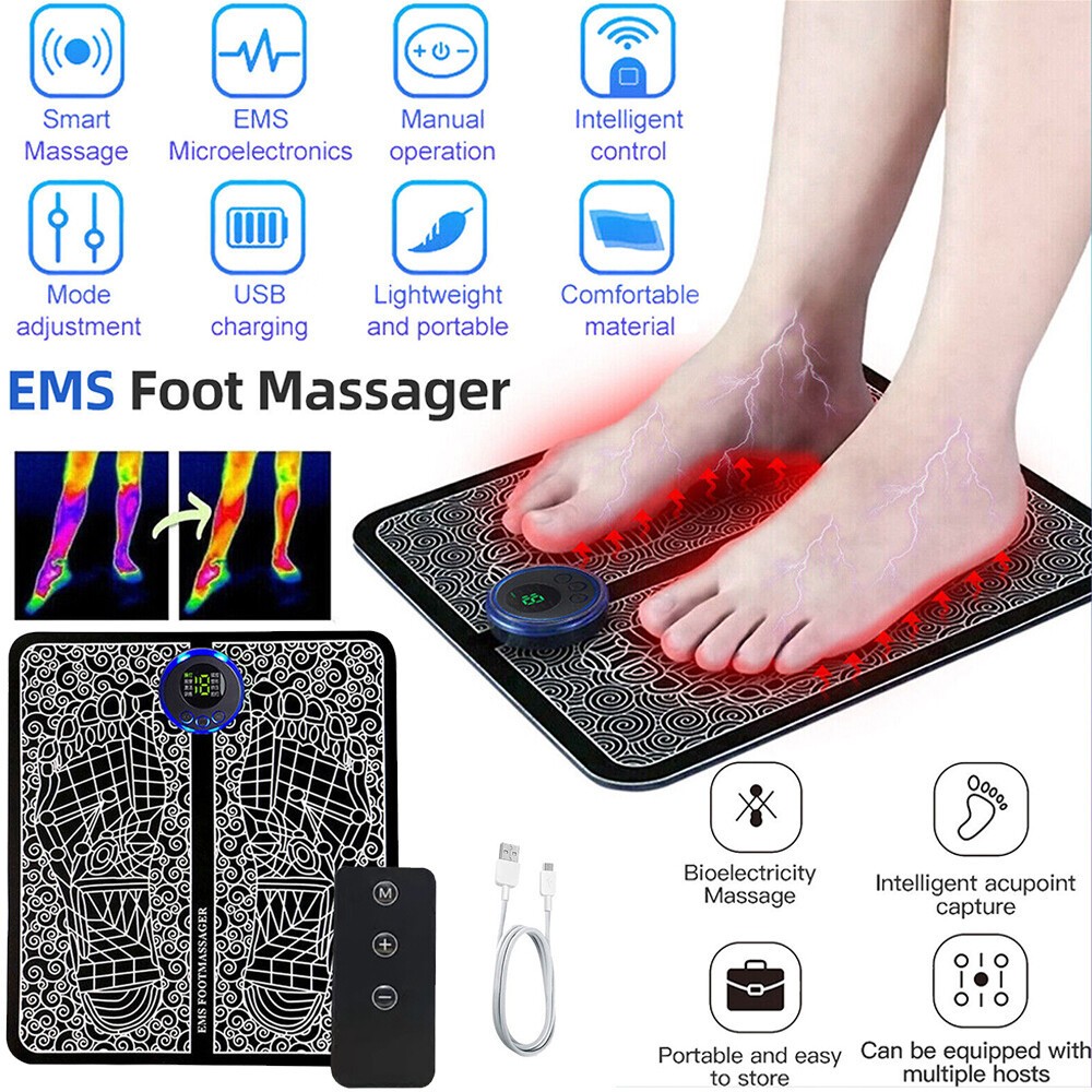 NEW 2025 EMS Foot Massager Nooro Neuropathy Feet for Circulation and Pain Relief