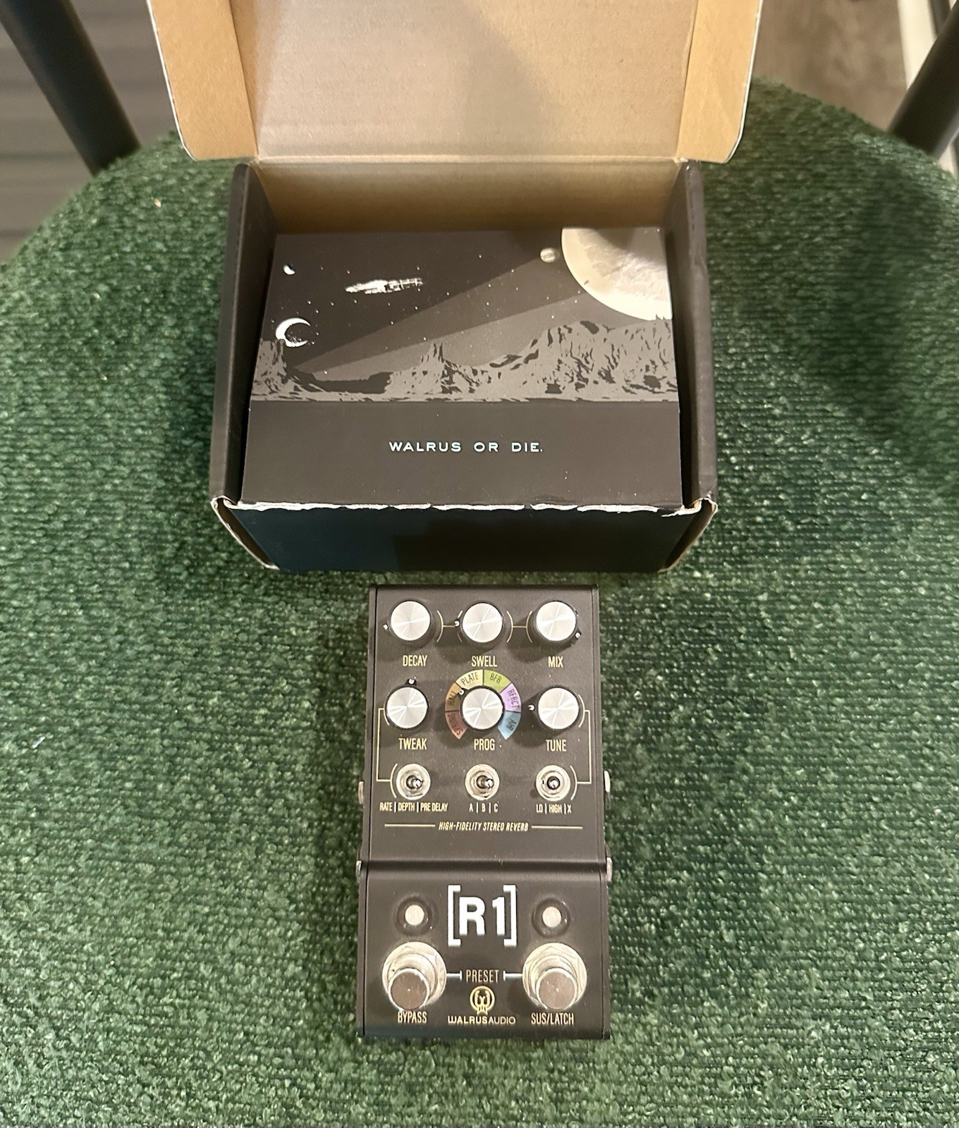 Walrus Audio Mako Series R1 High Fidelity Stereo Reverb Pedal MKI
