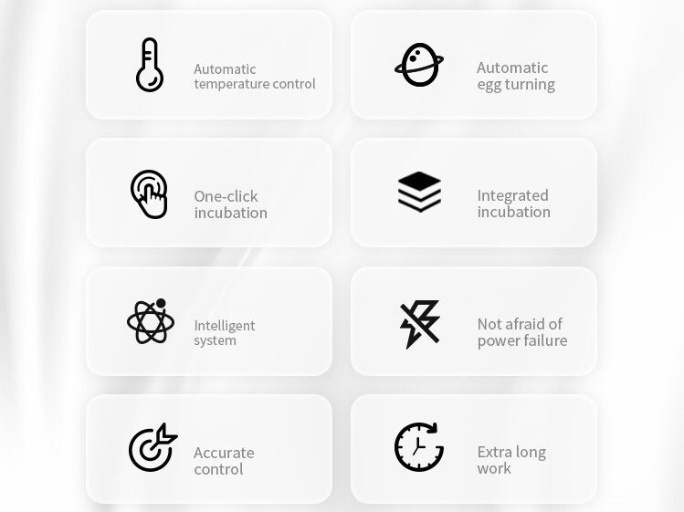 110V 48 Eggs Fully Automatic Egg Incubator Chicken Hatching Equipment