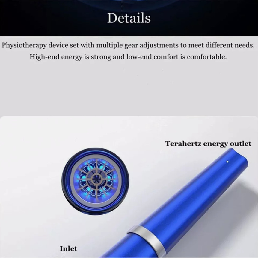 Terahertz Blower BIG BLUE PRO MAX 1300 W Quantum Blue Light Wand Therapy Device