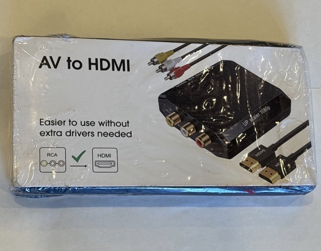 WENTER RCA to HDMI Converter with + cable, Black