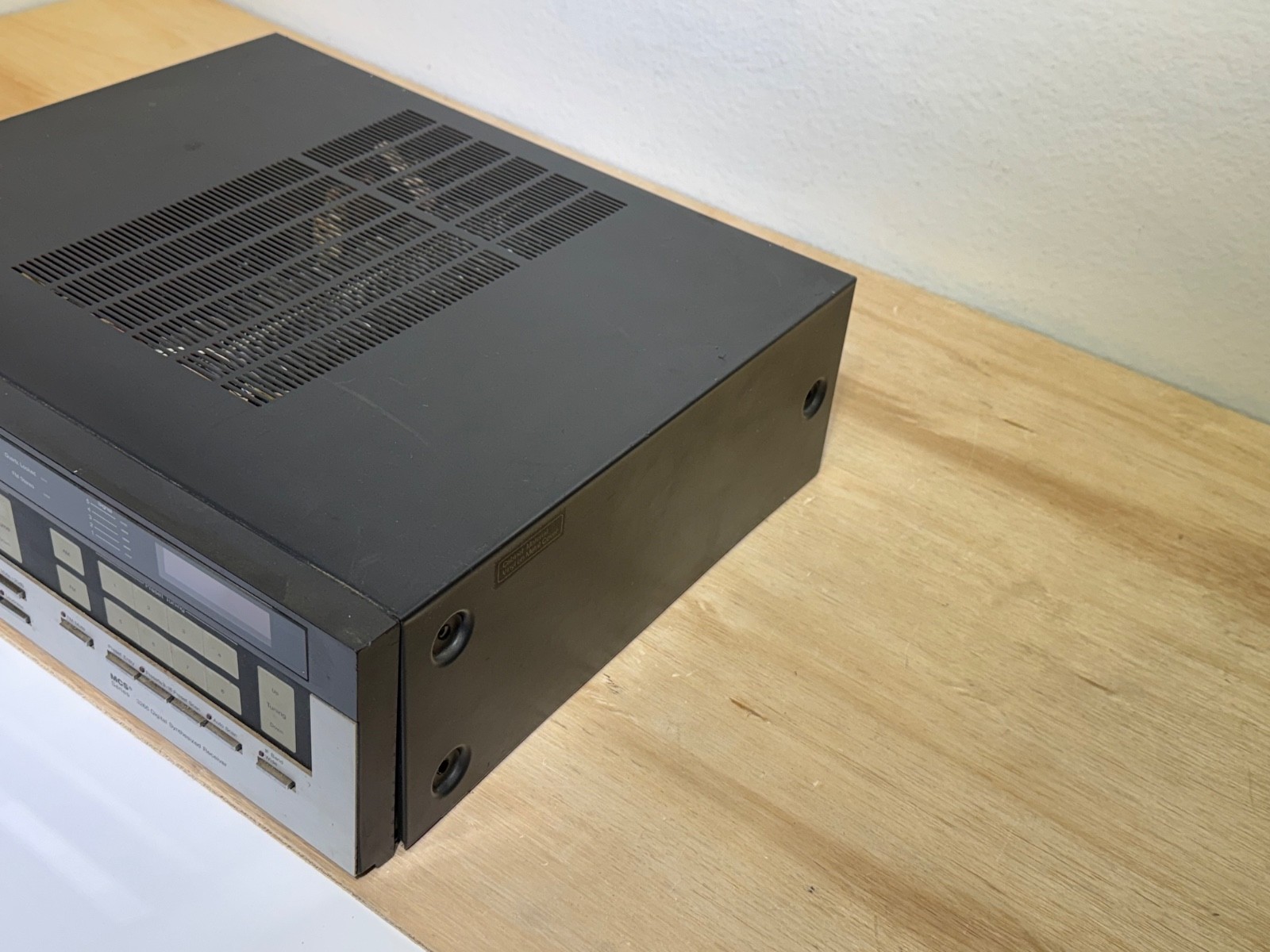 MCS Modular Component Systems AM/FM Tuner Stereo Receiver Model 3265 Sold AS-IS