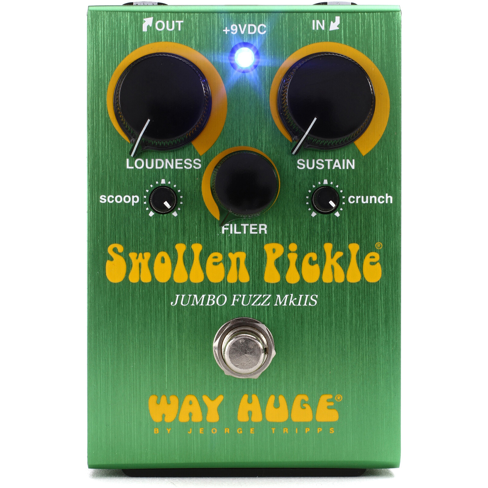 Dunlop Way Huge WHE401S Swollen Pickle MkIIS Jumbo Fuzz Effects Pedal