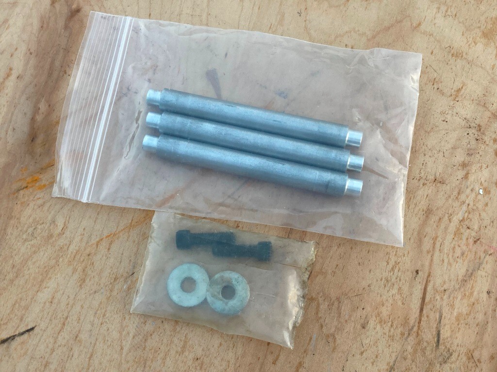 NOS 1987 Bullseye Front Axles Skewered