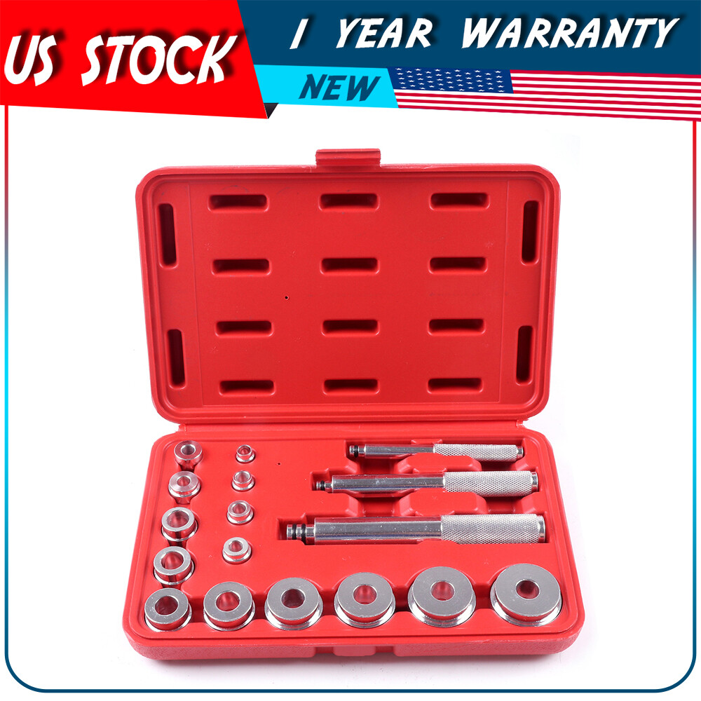17pcs Auto Bearing Race & Seal Driver Set Wheel Axle Bearings Puller Install