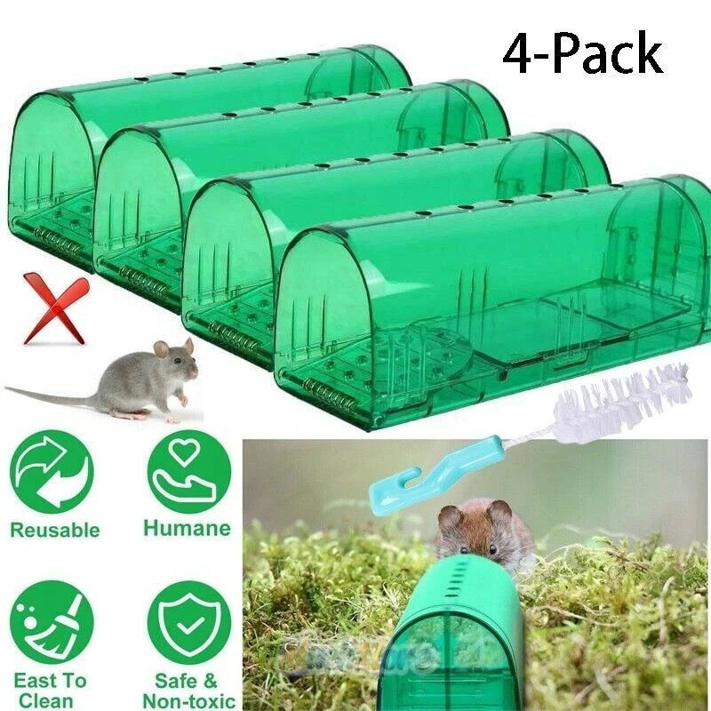 4pack Humane Mouse Traps Live Catch and Releas Best Selling Mousetrap trap
