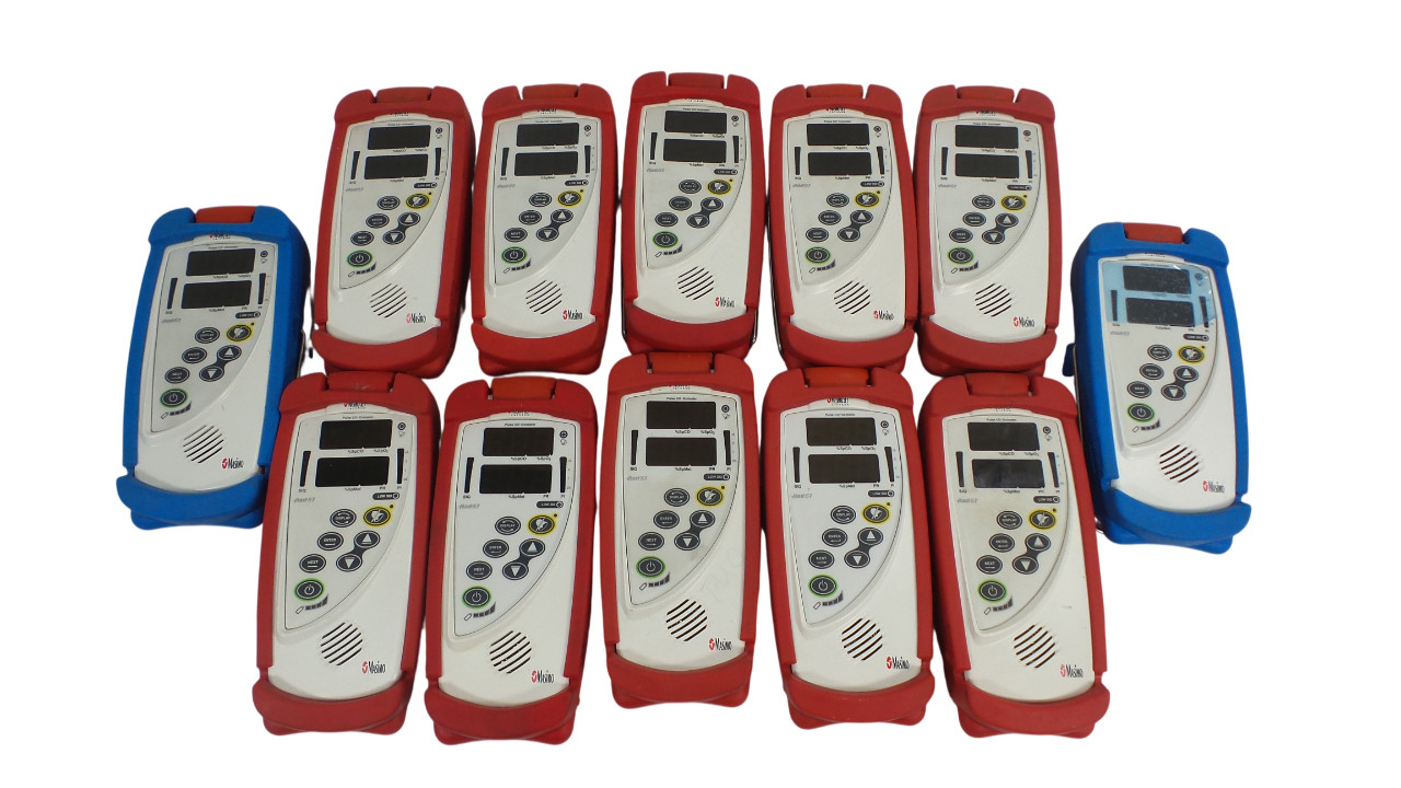 Lot of 12 Masimo SET Rainbow Oximeter Rad 57  - Free Shipping