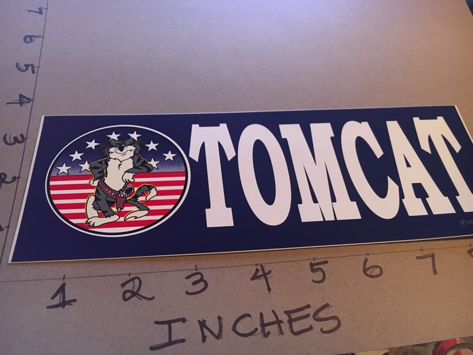 USN " TOMCAT " Bumper Sticker/Decal