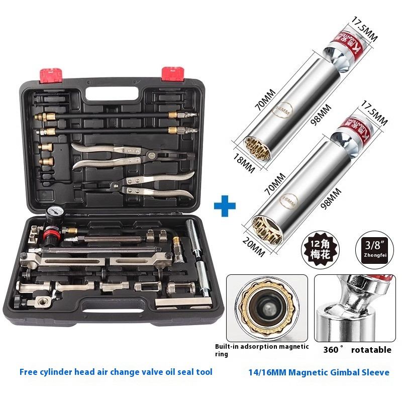 Valve Seal Replacement Tool Without Cylinder Head Removal, Quick Repair Kit