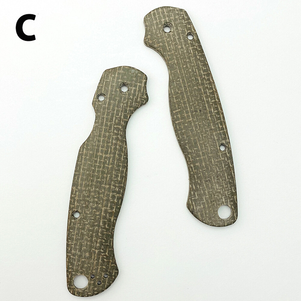 Custom Micarta Scales Handle Grips For Spider Spyderco Paramilitary 2 C81 New