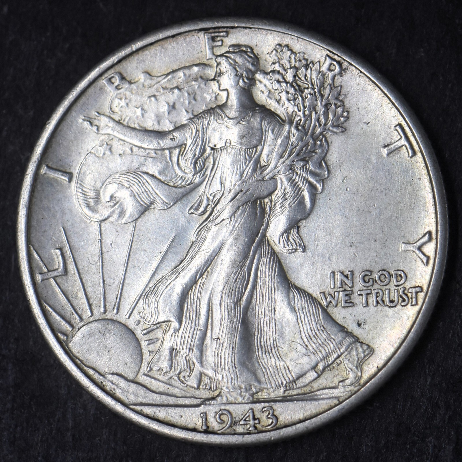 1943-D "High Grade" Walking Liberty Silver Half Dollar 50C - COINGIANTS -