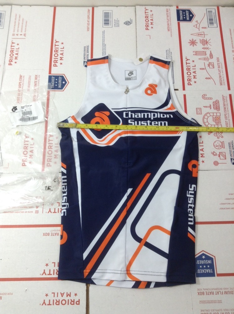 Champion System Womens Tri Top Jersey Size Xs X Small Long Length (4850-38)