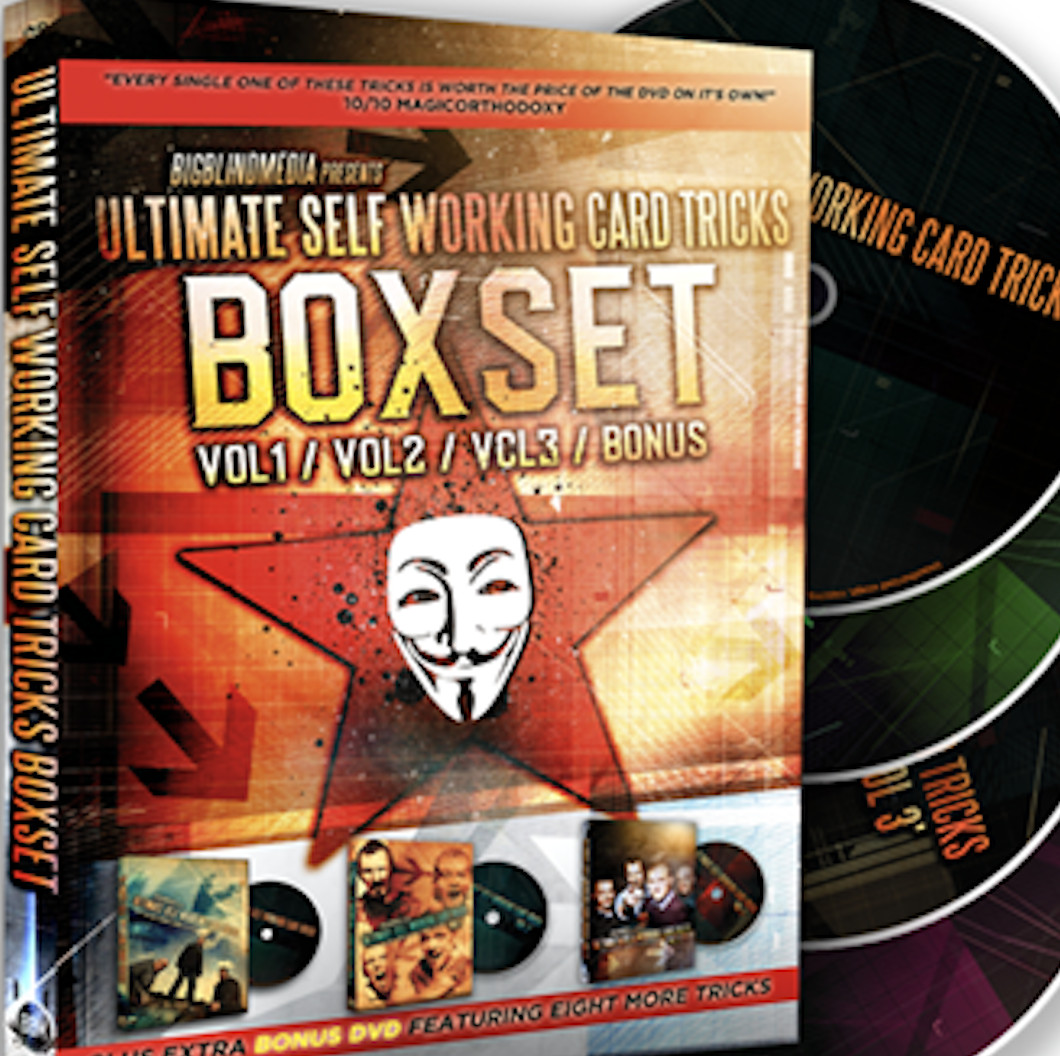 Ultimate Self Working Card Tricks Triple Volume Box Set by Big Blind Media - DVD