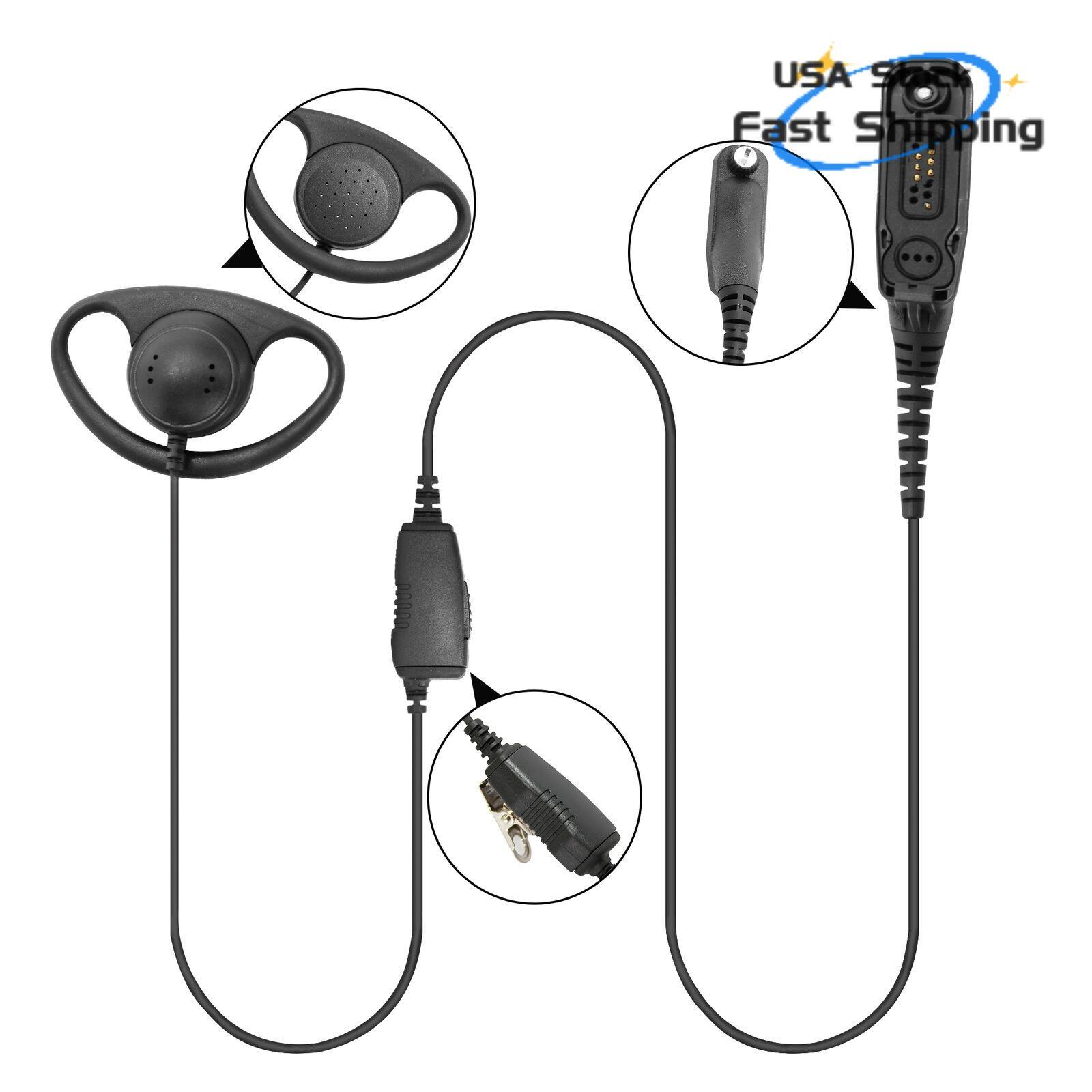 1-Wire D Style Earpiece For XPR6300 XPR6350 XPR6380 XPR6550 APX6000 APX7000